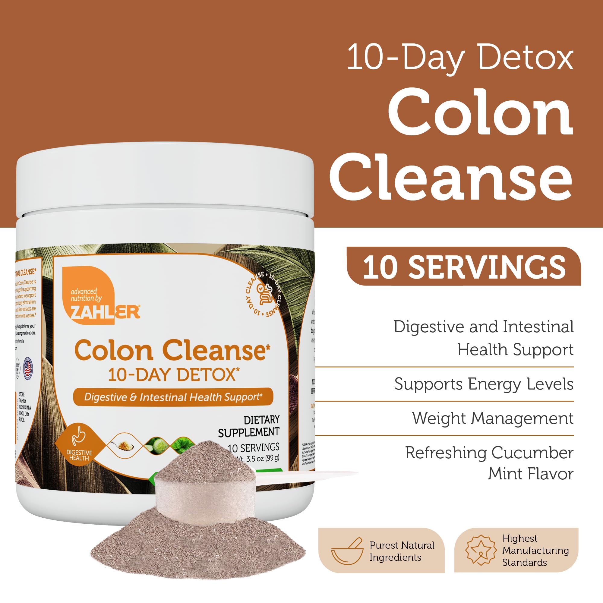 Amazon.com: Zahler Colon Cleanse 10-Day Detox Cleanse - Cucumber